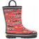 Western Chief Kid's Fire Truck Rescue Tread Loop Boot - Red