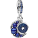 Pandora Sparkling Moon Spinning Dangle Charm - Silver/Blue