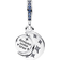 Pandora Sparkling Moon Spinning Dangle Charm - Silver/Blue