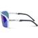 Madison Crypto Sunglasses 3 Lens Pack White/Blue