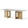 Audo Copenhagen Androgyne Oak/Calacatta Viola Soffbord 45x120cm