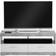 FMD 428710 Concrete Grey/Glossy White Meuble TV 120x50cm