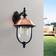 Lindby Clint Black/Copper/Transparent Wall light