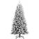 vidaXL Flocked Snow Green /White Christmas Tree 120cm