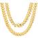 Nuragold Miami Cuban Link Chain Necklace 9mm - Gold