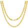 Nuragold Rope Chain Diamond Cut Necklace 6mm - Gold