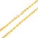 Nuragold Rope Chain Diamond Cut Necklace 6mm - Gold