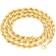 Nuragold Rope Chain Diamond Cut Necklace 7mm - Gold