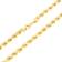 Nuragold Rope Chain Diamond Cut Necklace 7mm - Gold