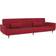 vidaXL 337587 Wine Red Soffa 200cm 2-sits