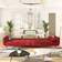 vidaXL 337587 Wine Red Soffa 200cm 2-sits
