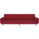 vidaXL 337587 Wine Red Soffa 200cm 2-sits