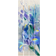 Klebefieber Watercolor Flowers Iris Multicolour Art encadré 40x100cm 4pcs