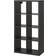 IKEA Kallax Black/Brown Shelving System 77x147cm