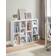 Vasagle Modern Floor Standing Storage Unit Cloud White Book Shelf 80cm