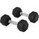 Homcom Hexagonal Dumbbells Kit Weight Lifting Exercise for Home Fitness 2x6kg