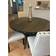 Roundhill Furniture Biony Espresso Tan Dining Set 48x48" 5