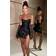 Vixen Glam Boutique Madeline Sparkly Mini Party Dress