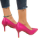 Shein Women's Fashionable Outdoor Casual Pointed Toe Stiletto Pumps With Thin Heels And Faux Pu Leather