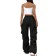 Shein EZwear Flap Pocket Side Drawstring Hem Cargo Pants