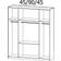 Rauch Möbel Rotary White Kleiderschrank 181x212cm