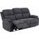 Actona Mora Dark Grey Sofa 196cm 3 personers