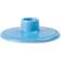 Lyngby Porcelæn Rhombe Blue Candlestick 3cm