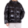 Neo Noir Fox Shine Puffer Jakect - Black