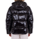 Neo Noir Fox Shine Puffer Jakect - Black