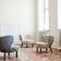 &Tradition Little Petra Walnut / Hallingdal Loungestol 75cm 2stk