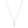 Sif Jakobs Ellera Ovale Piccolo Necklace - Silver/Transparent