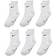 Nike Little Kid's Dri-Fit Crew Socks 6-pack - White