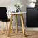 Venture Design Leonora White/Nature Matbord 65cm