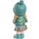 Home ESPRIT S3056636 Pink/Turquoise/Gold Prydnadsfigur 20cm 2st