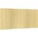 vidaXL Bamboo Light Natural Rumdeler 400x165cm