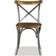 Meta Cross Silver Kitchen Chair 84cm 4pcs