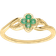 Gemondo Floral Ring - Gold/Emerald