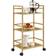 Novogratz Helix Gold Trolley Table 11.4x16.8"