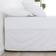 Dunelm Plain Bed Sheet White (200x180cm)