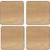 Creative Top Oak Veneer Coaster 4pcs