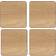 Creative Top Oak Veneer Sottobicchiere 4pcs