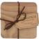 Creative Top Oak Veneer Coaster 4pcs