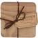 Creative Top Oak Veneer Sottobicchiere 4pcs
