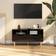 vidaXL 326784 High Gloss Black TV-bänk 90x48.5cm