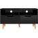 vidaXL 326784 High Gloss Black TV-bänk 90x48.5cm