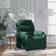 vidaXL Velor Dark Green Armchair 100cm