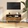 vidaXL 326785 Smoked Oak Mueble de TV 90x48.5cm