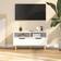 vidaXL 326783 White High Gloss Meuble TV 90x48.5cm