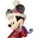 Jim Shore Mickey Mouse Multicolored Christmas Tree Ornament 10cm