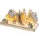 St Helens Light Up Festive Scene White Decoration 13.5cm